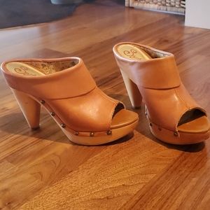Anthropolgie heeled clogs!